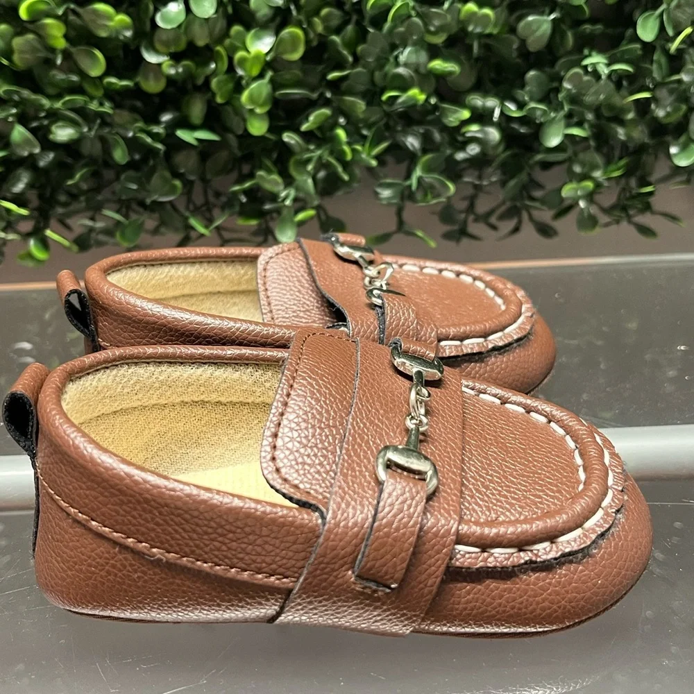 Lucky Brand Brown Baby Loafers